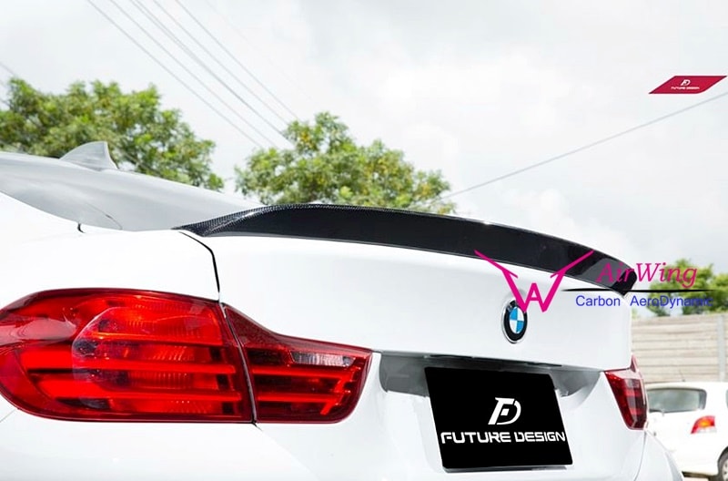 F36 - 3D Design style Carbon Trunk Spoiler 01